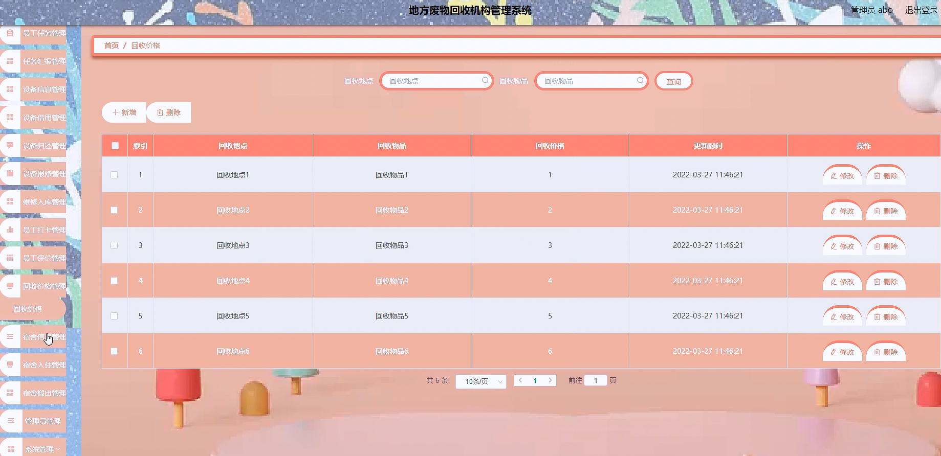 图片[14]陈大发随笔-计算机源码资源-计算机毕业设计项目springboot地方废物回收机构管理系统