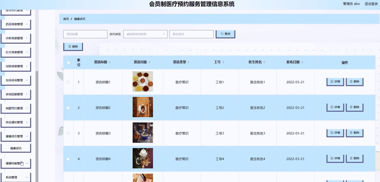 图片[20]陈大发随笔-计算机源码资源-计算机毕业设计项目springboot会员制医疗预约服务管理信息系统